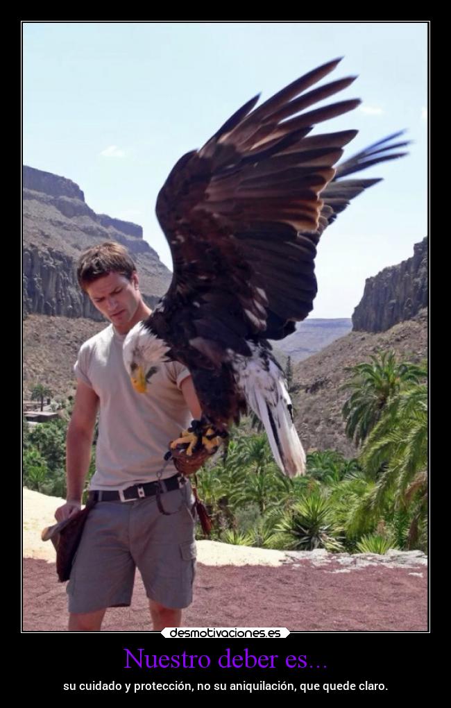 Nuestro deber es... -