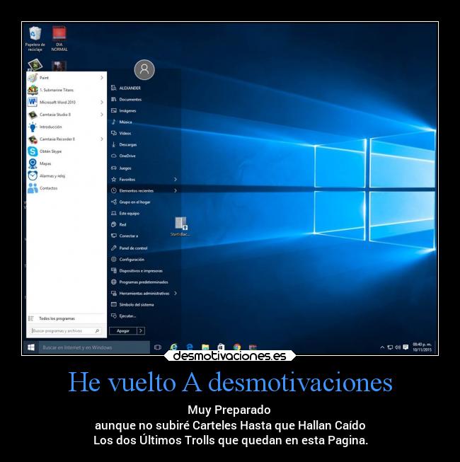 carteles desmotivaciones desmotivaciones vida windows windows10 recargado alex vazquez999 desmotivaciones