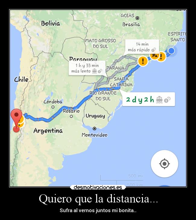 Quiero que la distancia... - Sufra al vernos juntos mi bonita..