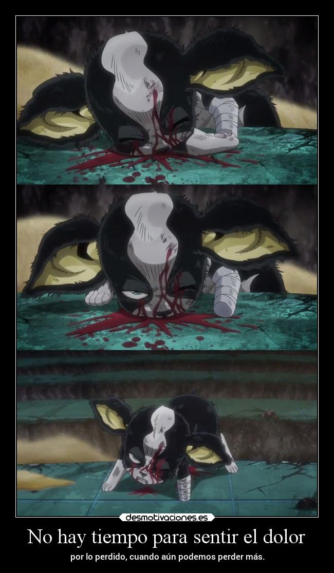 No hay tiempo para sentir el dolor - 