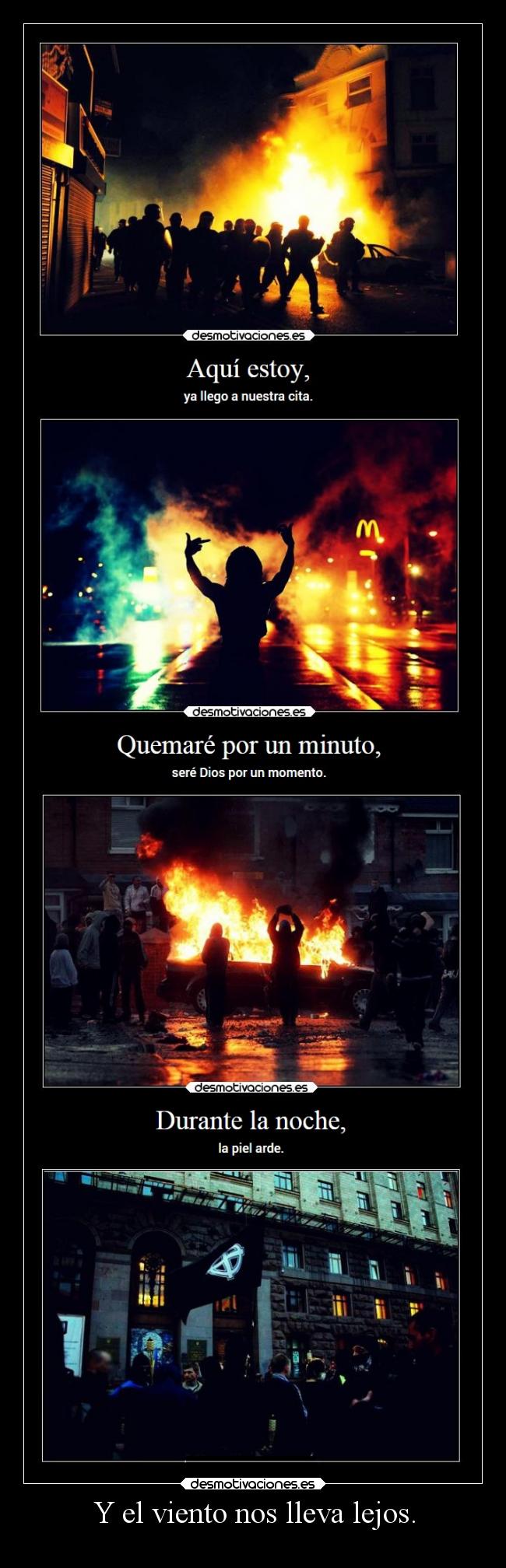 Y el viento nos lleva lejos. -