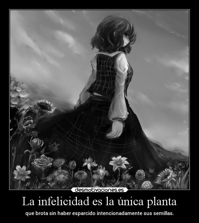 La infelicidad es la única planta - 