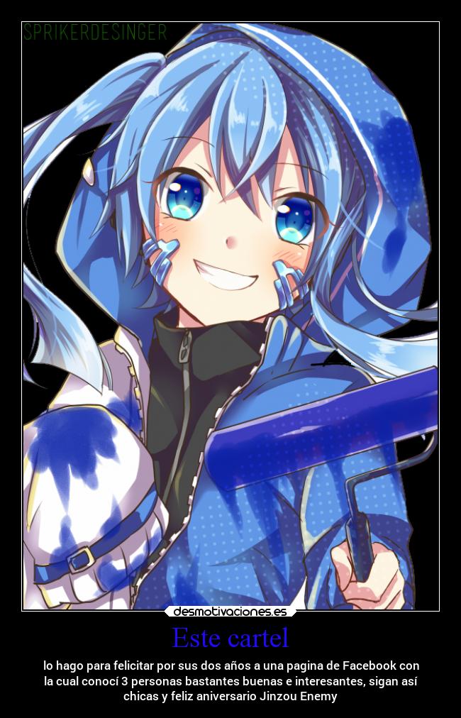 carteles fiesta facebook anime kageroudays takaneenomoto desmotivaciones