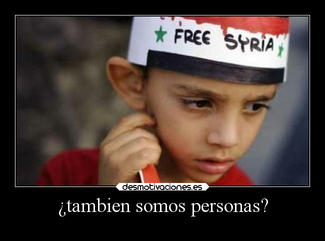¿tambien somos personas? -