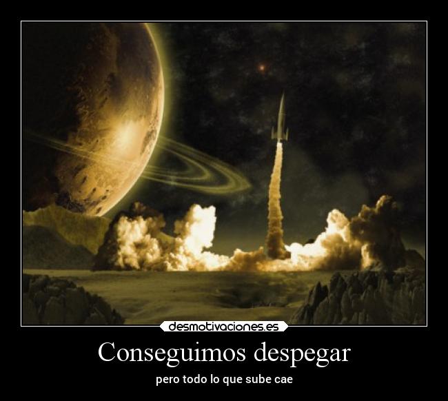 Conseguimos despegar -