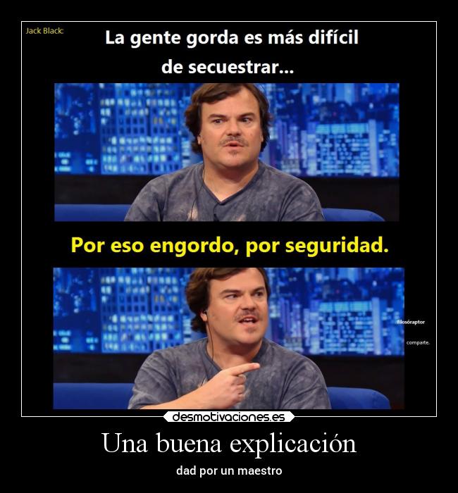 Una buena explicación -