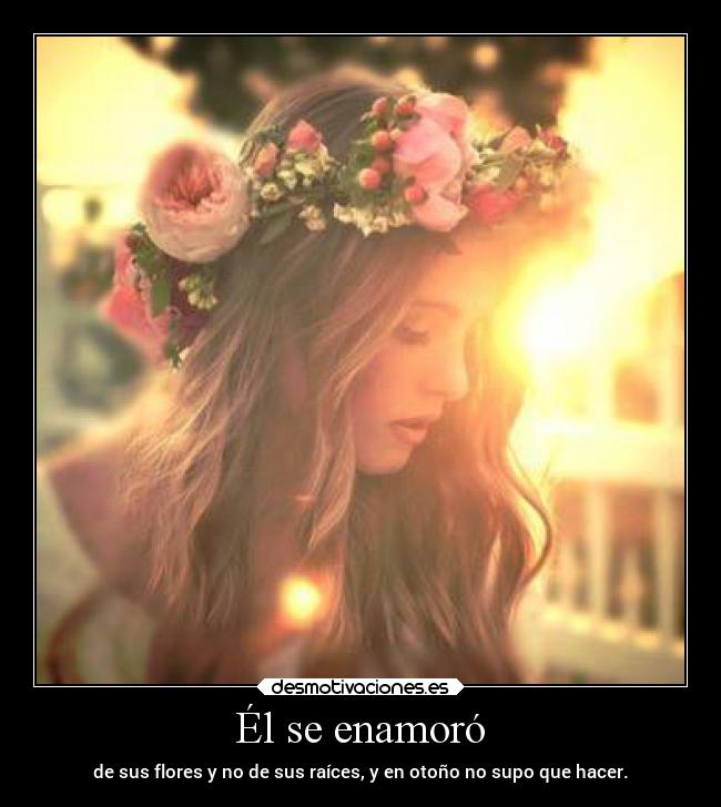 Él se enamoró -