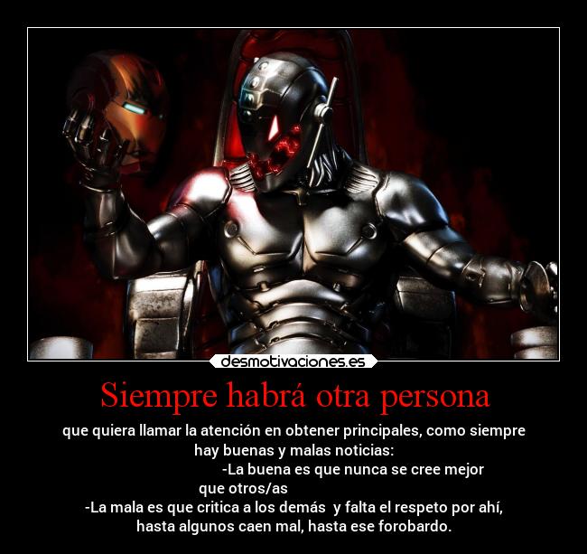 Siempre habrá otra persona -