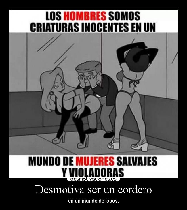 Desmotiva ser un cordero - 