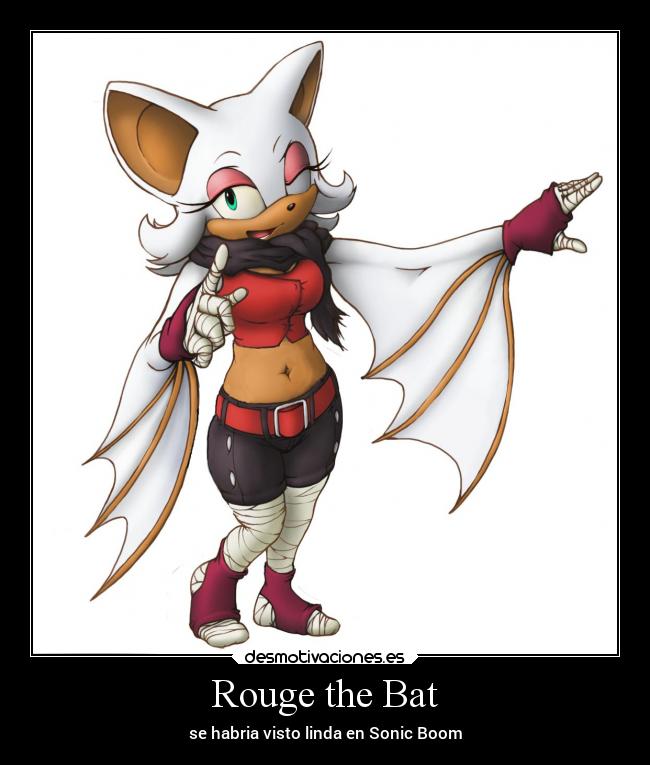 Rouge the Bat - se habria visto linda en Sonic Boom