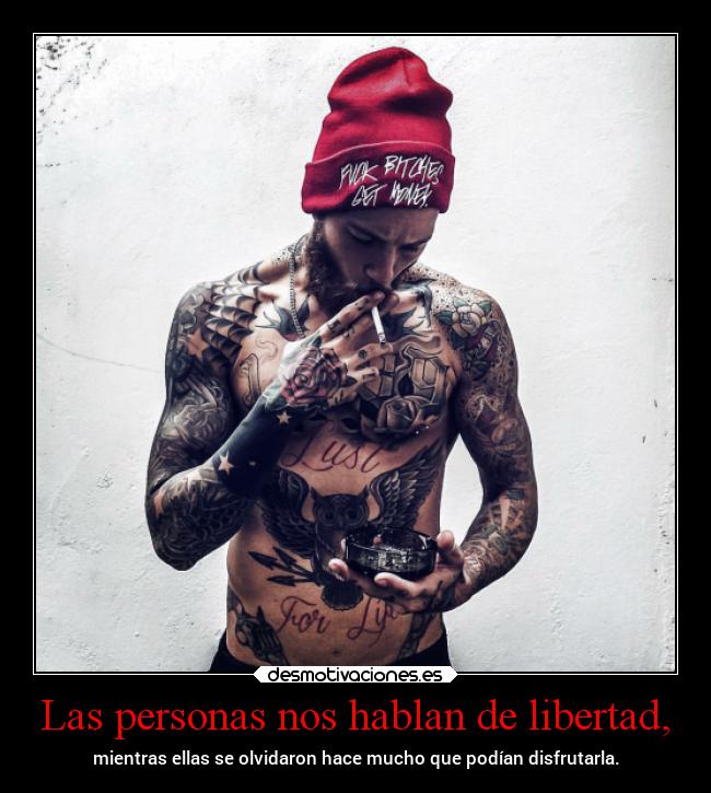 Las personas nos hablan de libertad, -