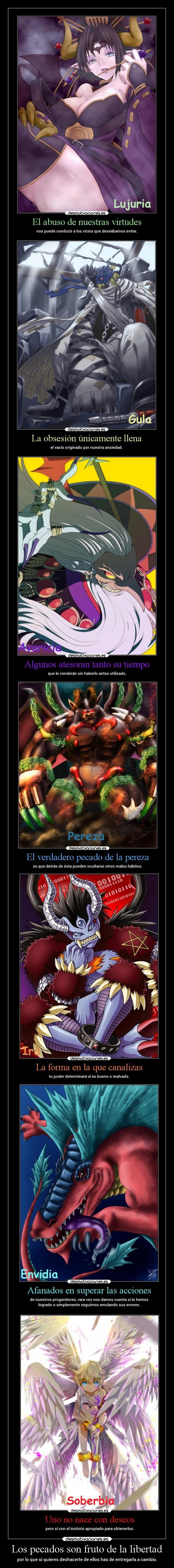 Los pecados son fruto de la libertad -