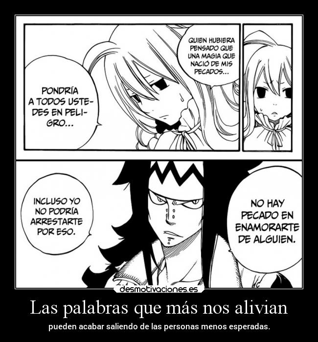 carteles muerte amistad dolor amor anime raptorhunters harukaxe manga fairytail fairy tal gajeel mavis pecado desmotivaciones