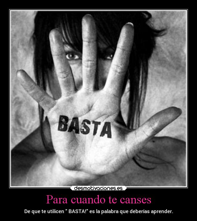 Para cuando te canses -