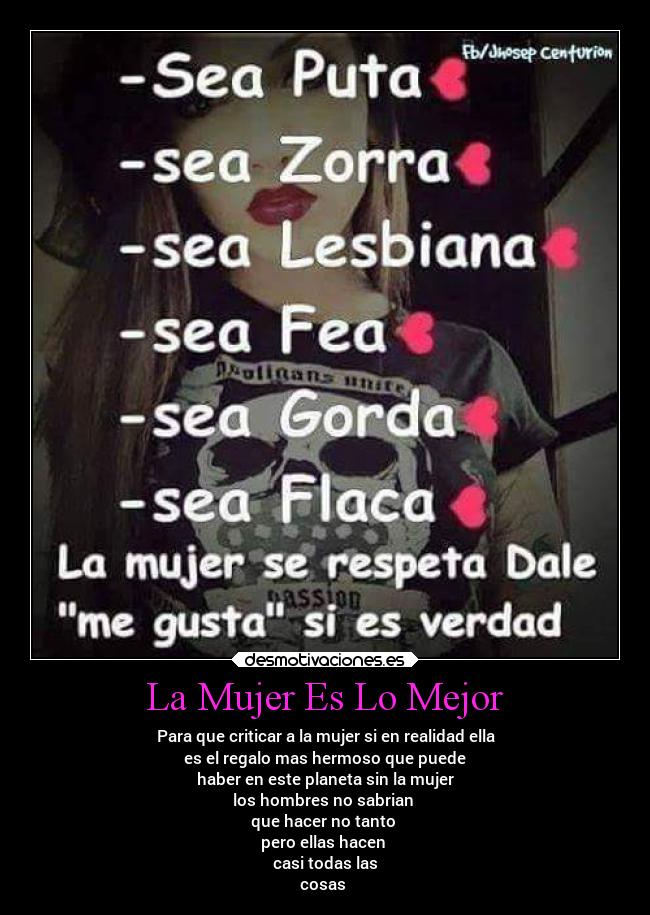 La Mujer Es Lo Mejor -