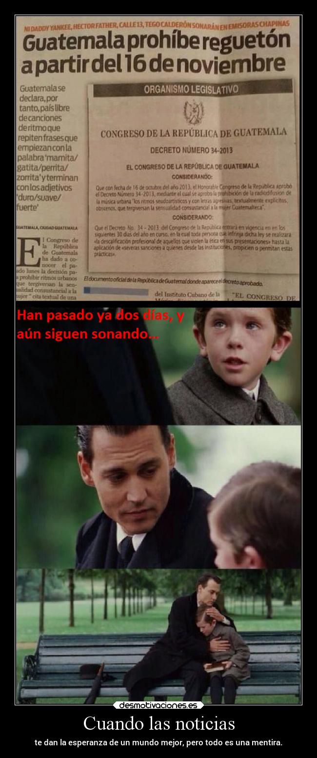 Cuando las noticias -