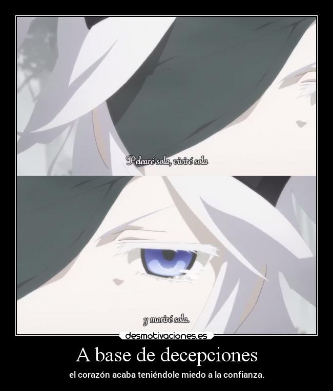 A base de decepciones -