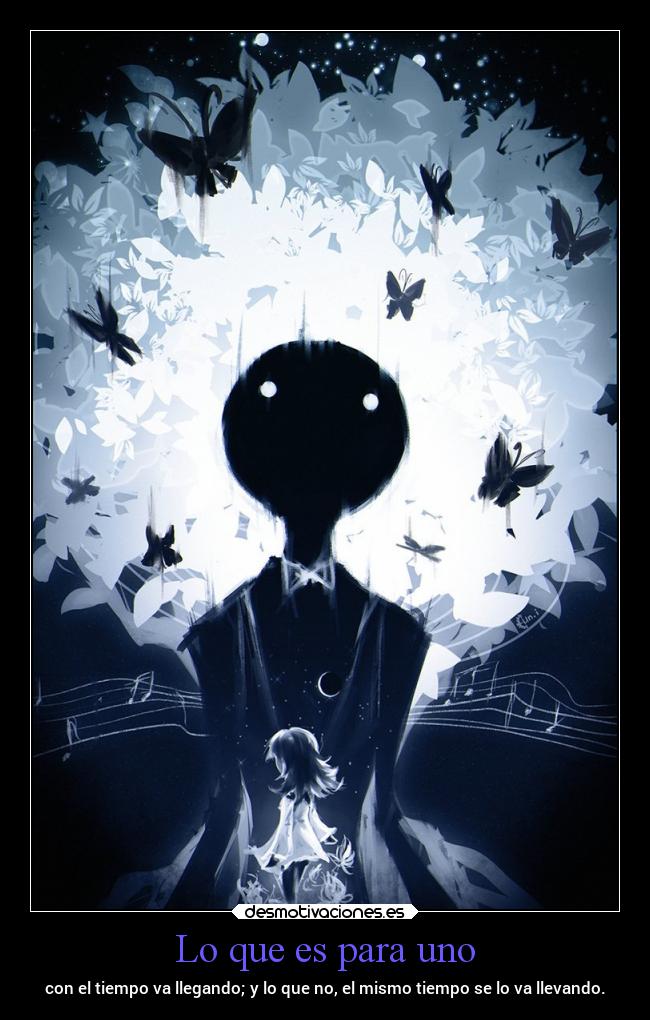 Lo que es para uno -