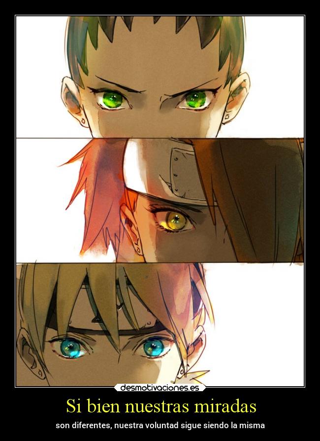 Si bien nuestras miradas - son diferentes, nuestra voluntad sigue siendo la misma