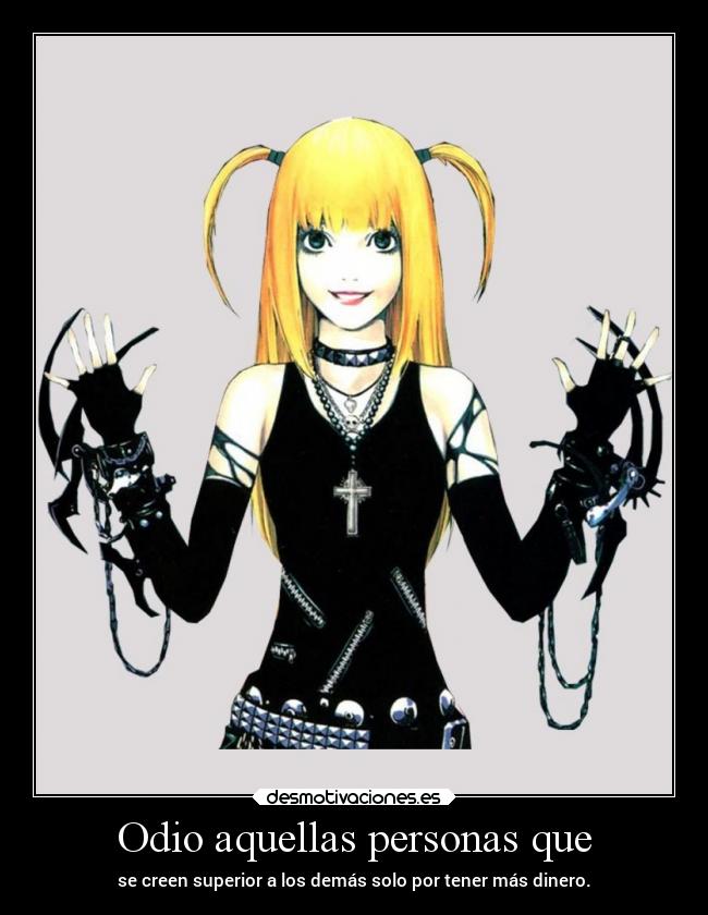 Odio aquellas personas que -