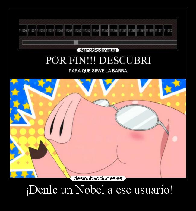 ¡Denle un Nobel a ese usuario! - 