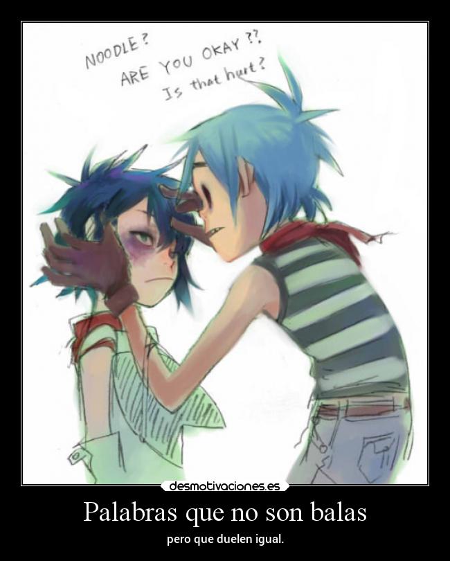 Palabras que no son balas -