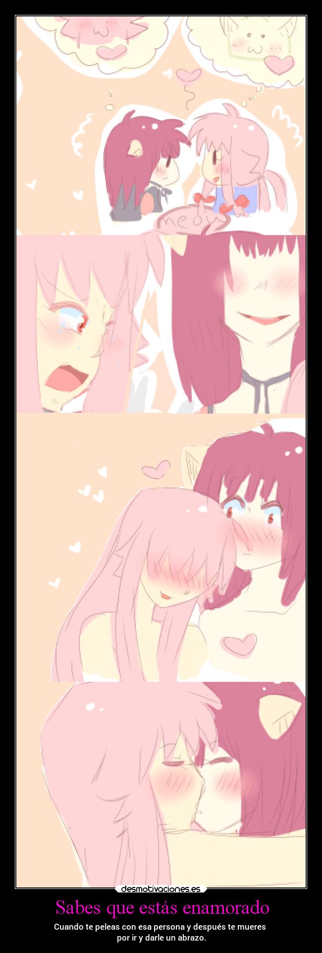 carteles sentimientos amor anime locura lucy yuno elfen lied mirai nikki yuri laurasimpson11 desmotivaciones