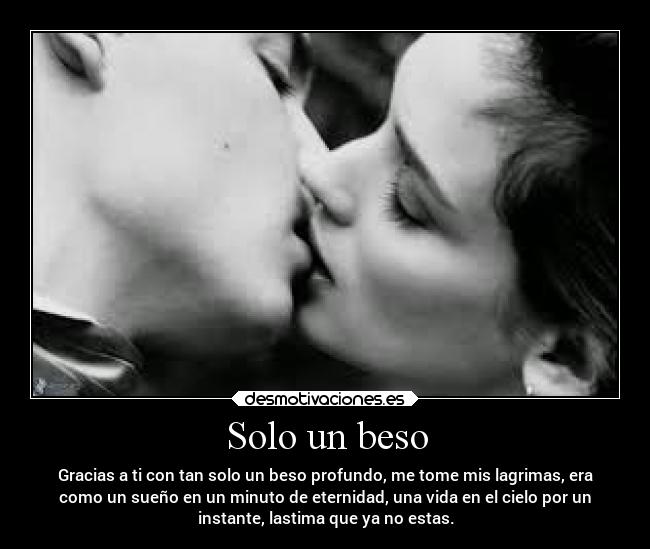 Solo un beso -