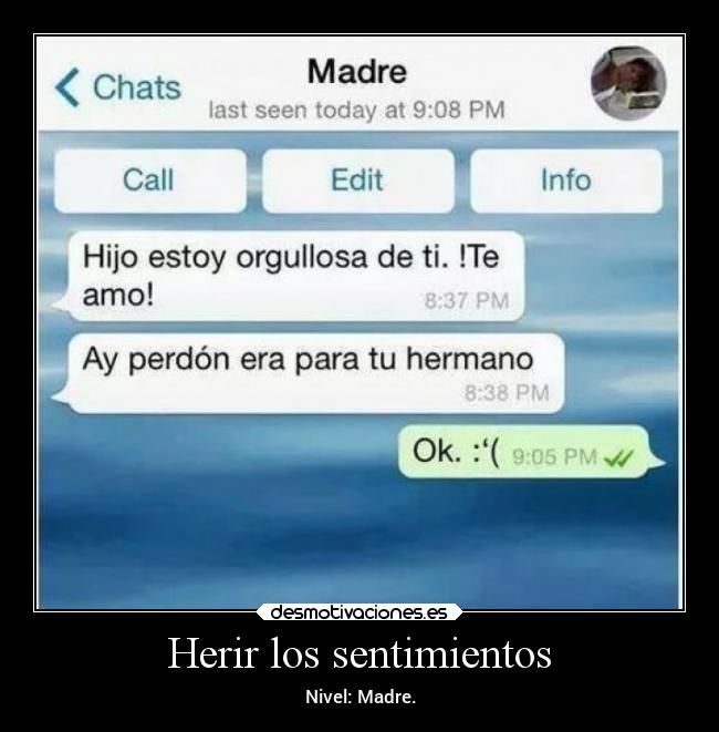 Herir los sentimientos -
