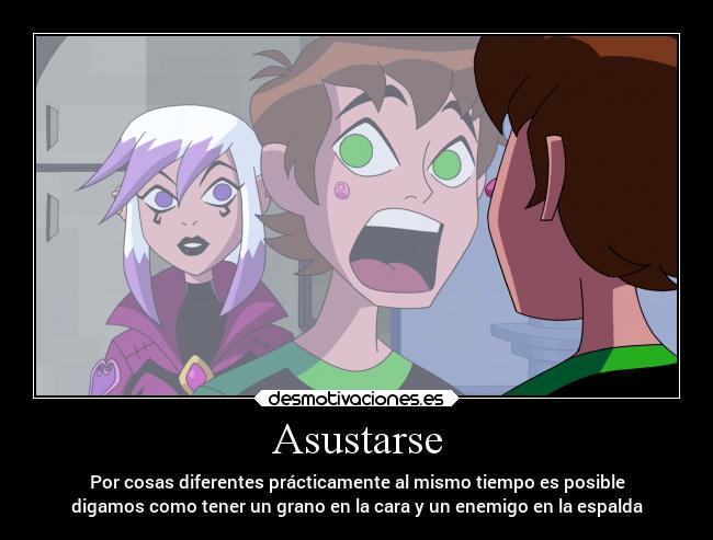 Asustarse -