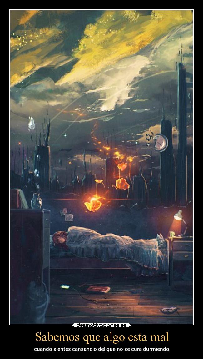 Sabemos que algo esta mal -