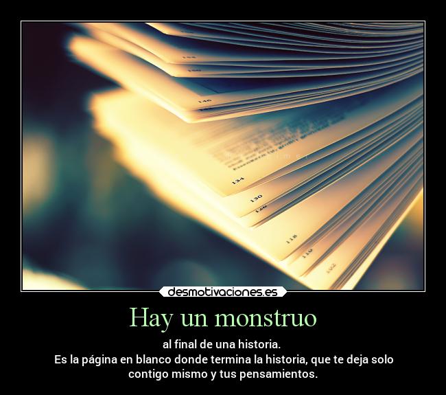Hay un monstruo -