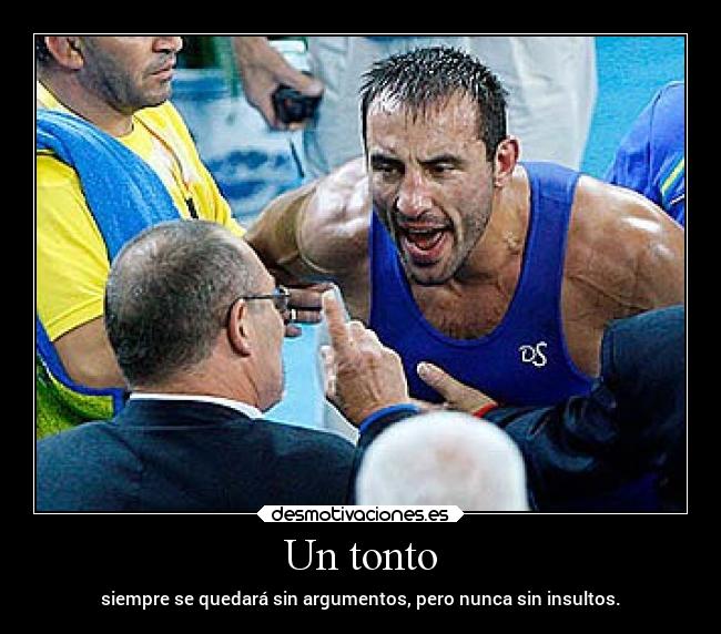 carteles tonto tonto insultos desmotivaciones