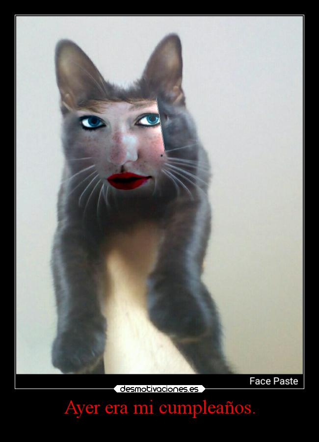 Ayer era mi cumpleaños. -