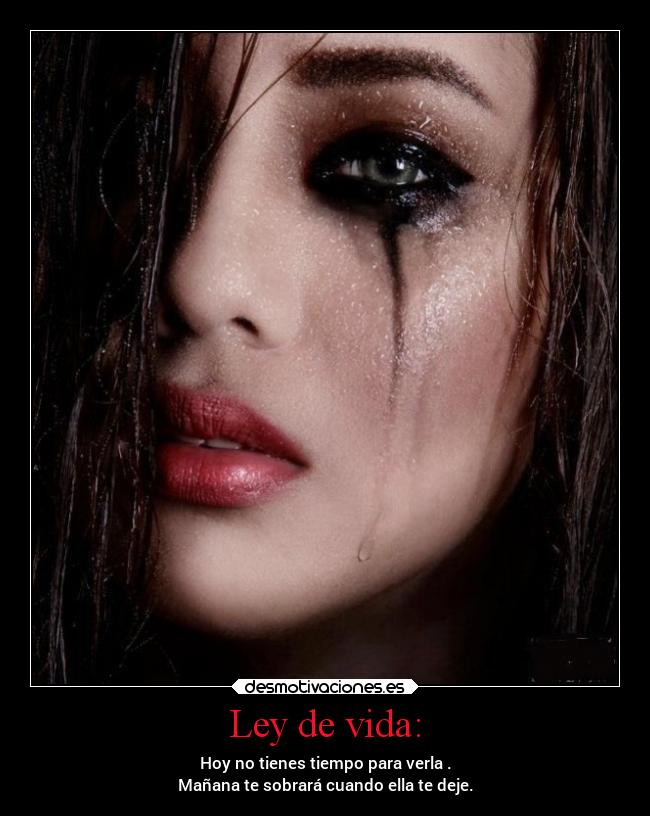 Ley de vida: -