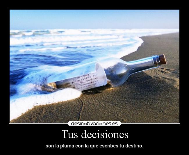 Tus decisiones -