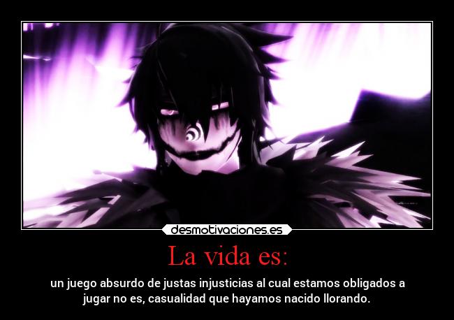 carteles vida imaginacion libertad laughingjack creepypastas knuckles89 desmotivaciones