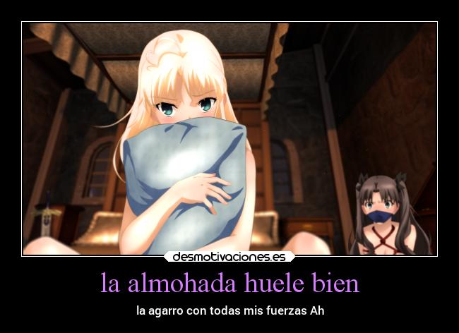 la almohada huele bien - 