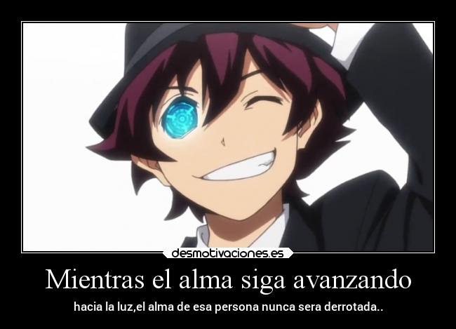 carteles alma amor arte caracter comida kekkai sensen kekkaisensen desmotivaciones