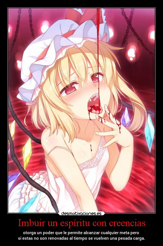 Imbuir un espíritu con creencias -