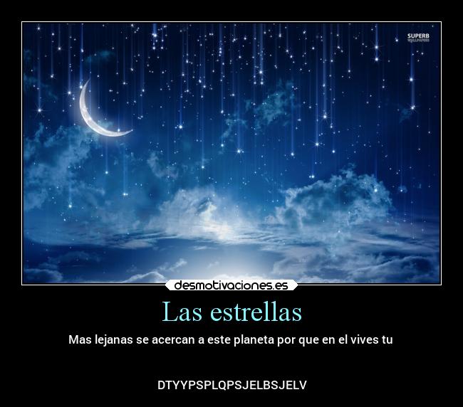 Las estrellas -