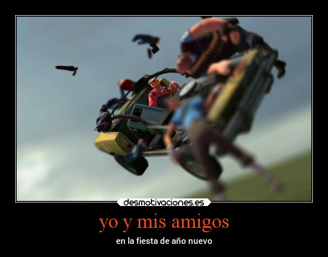 yo y mis amigos - en la fiesta de año nuevo
