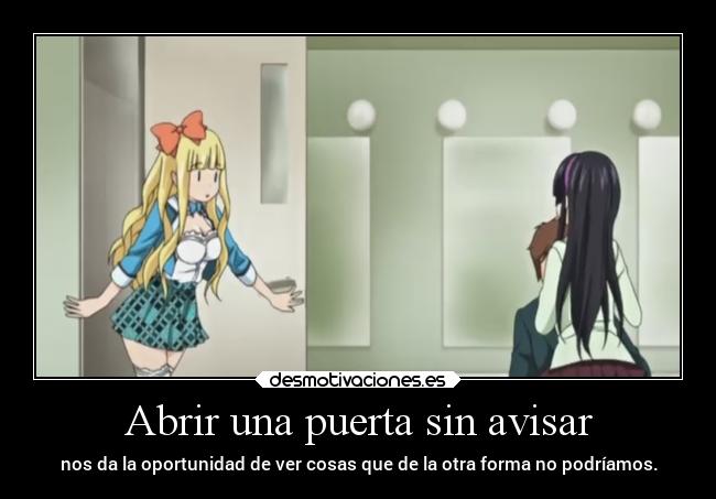 Abrir una puerta sin avisar - 