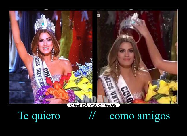 Te quiero // como amigos -