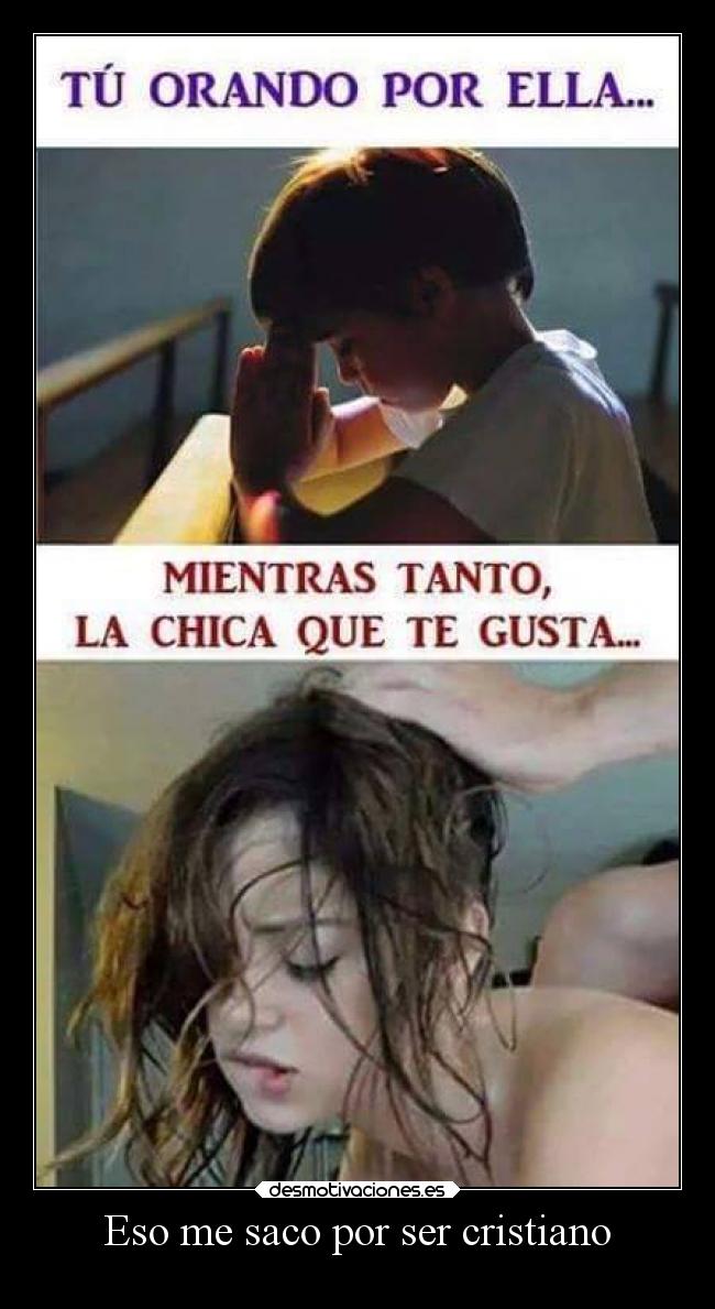 Eso me saco por ser cristiano - 