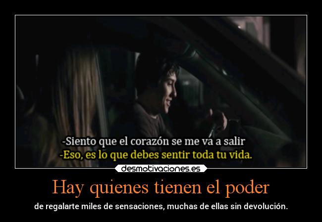 Hay quienes tienen el poder - 