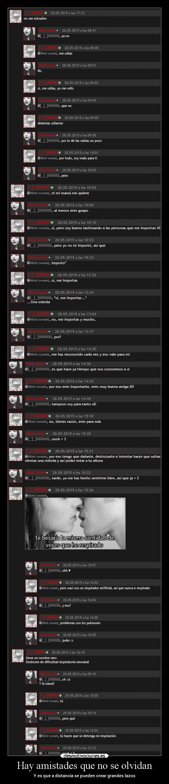 Hay amistades que no se olvidan -