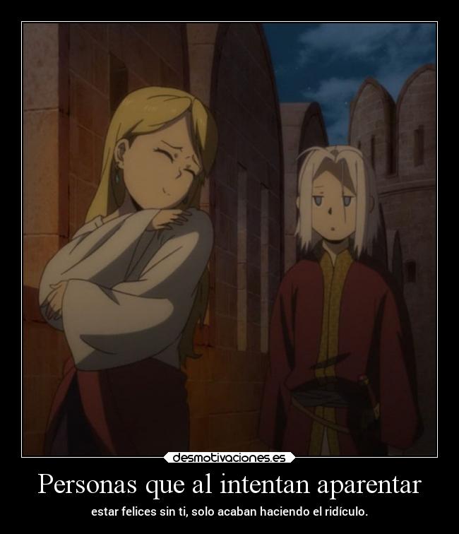 Personas que al intentan aparentar -