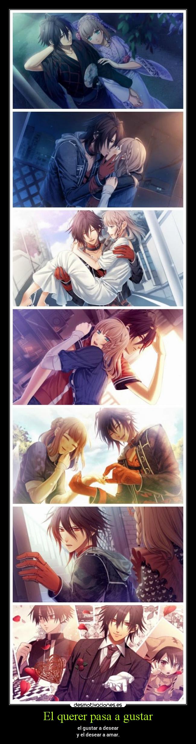 carteles amor anime amnesia danieldats desmotivaciones