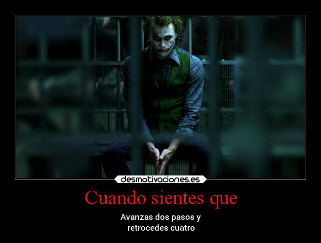 Cuando sientes que -